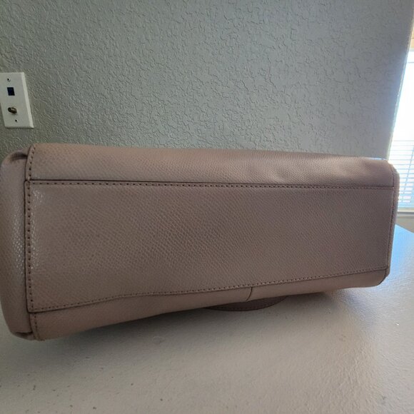 Nwot Coach Christie Carryall Tan Leather Satchel Purse - Picture 7 of 13